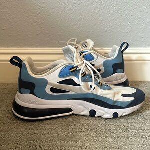 Unisex Nike Air Max 270 React University Blue Shoes (size 9 in men’s) w/ box